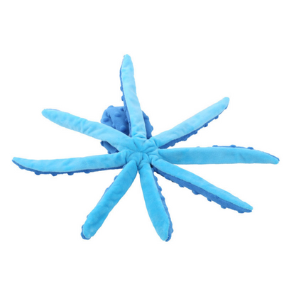 Bite-Resistant Plush Octopus Pet Toy – Interactive & Squeaky, 4 Colors